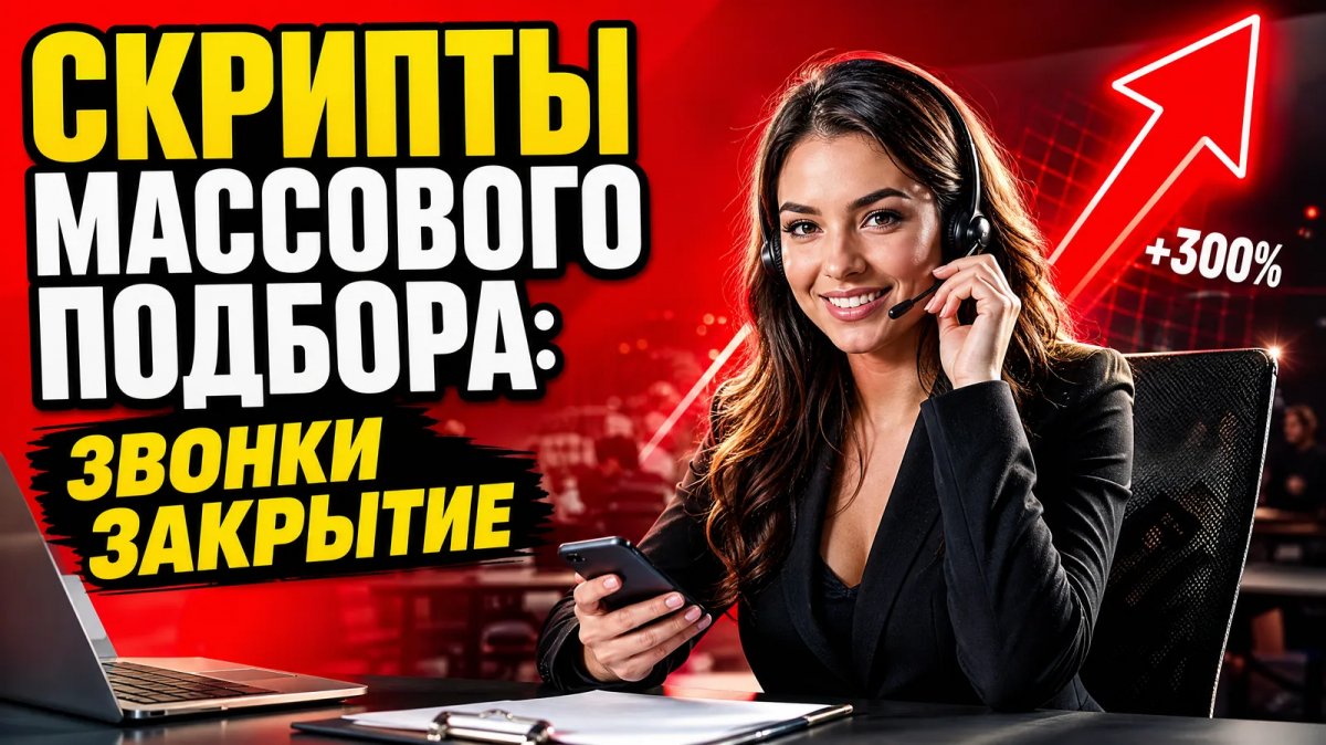 Скрипты для массового подбора: звонки и закрытие